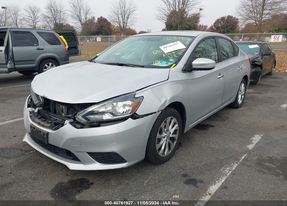2018 NISSAN SENTRA SV VIN: 3N1AB7AP6JY317200