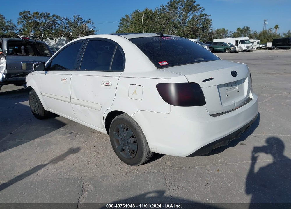 2010 KIA RIO LX VIN: KNADH4A31A6627537