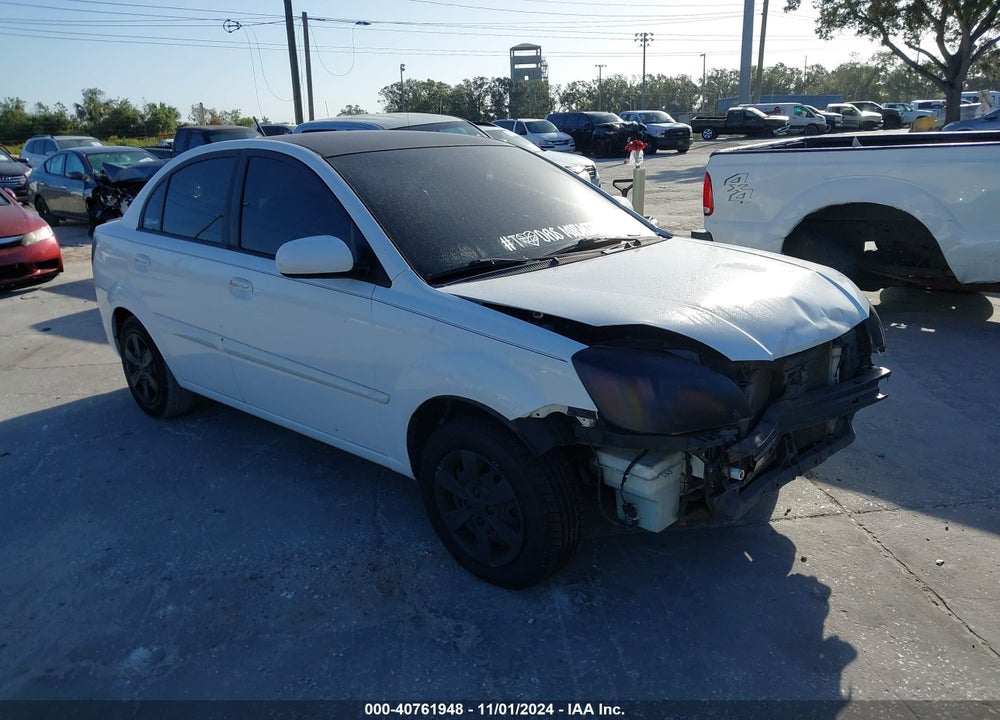 2010 KIA RIO LX VIN: KNADH4A31A6627537