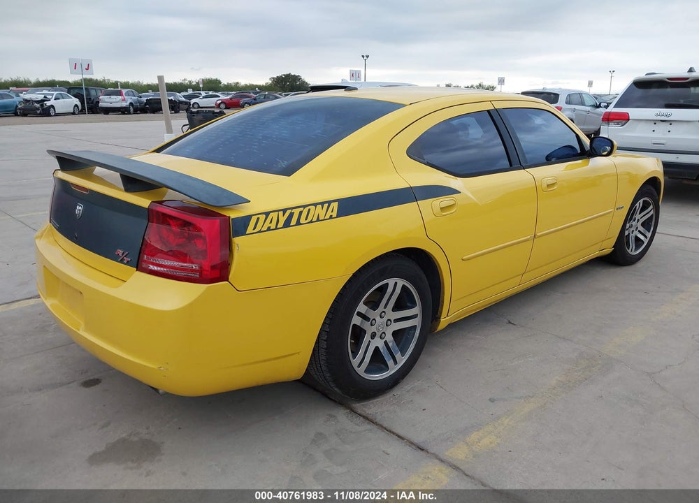 2006 DODGE CHARGER RT VIN: 2B3LA53H86H369591