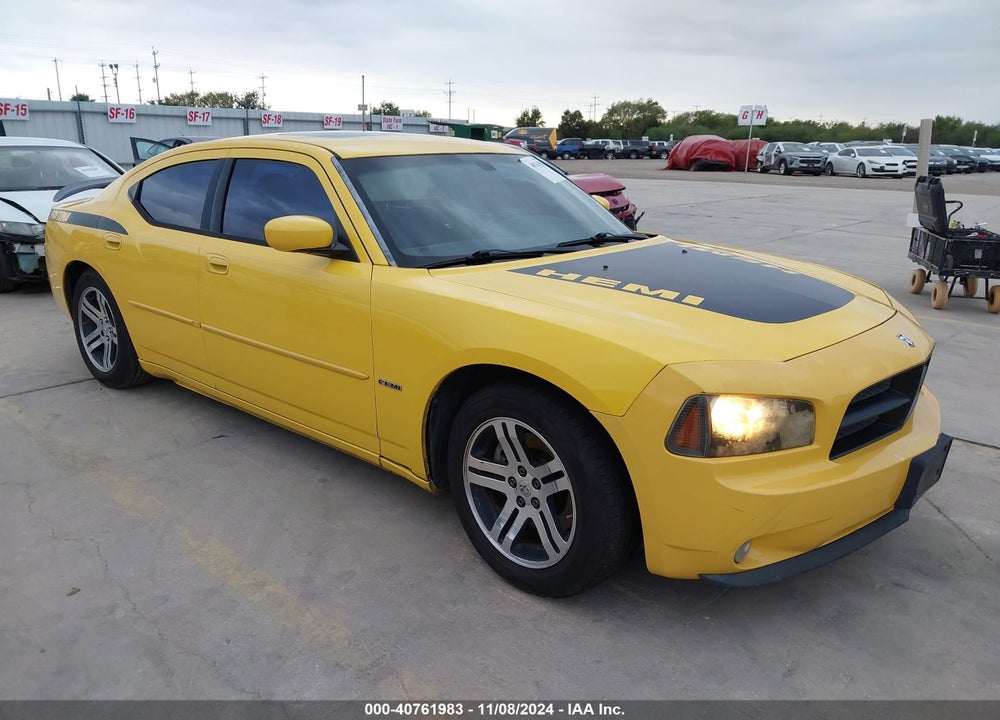 2006 DODGE CHARGER RT VIN: 2B3LA53H86H369591