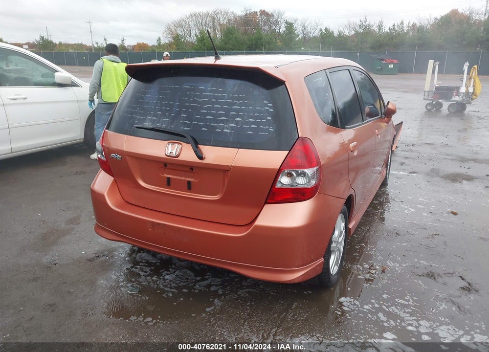 2008 HONDA FIT SPORT VIN: JHMGD38688S020833