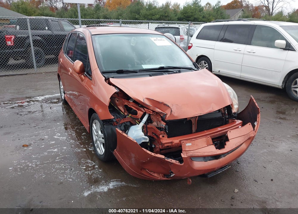 2008 HONDA FIT SPORT VIN: JHMGD38688S020833