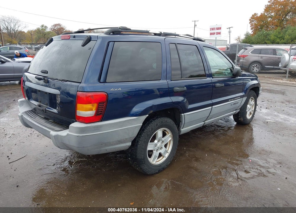 2000 JEEP GRAND CHEROKEE LAREDO VIN: 1J4GW48S3YC380191