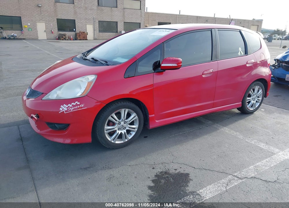 2009 HONDA FIT SPORT VIN: JHMGE88409S043873
