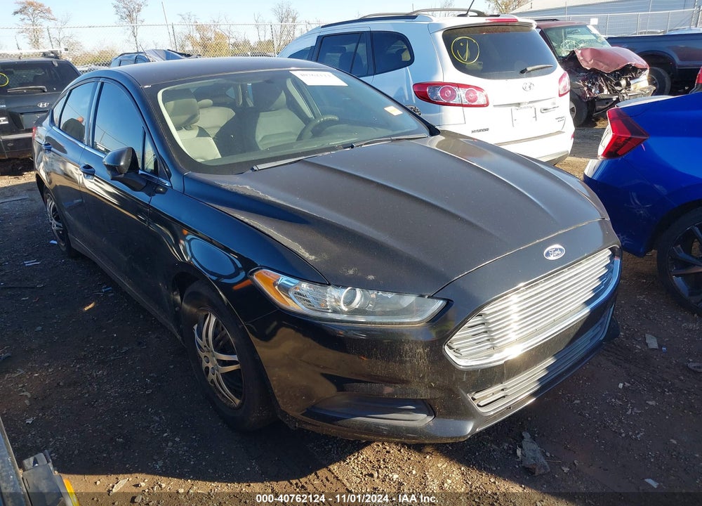 2013 FORD FUSION S VIN: 3FA6P0G78DR168246