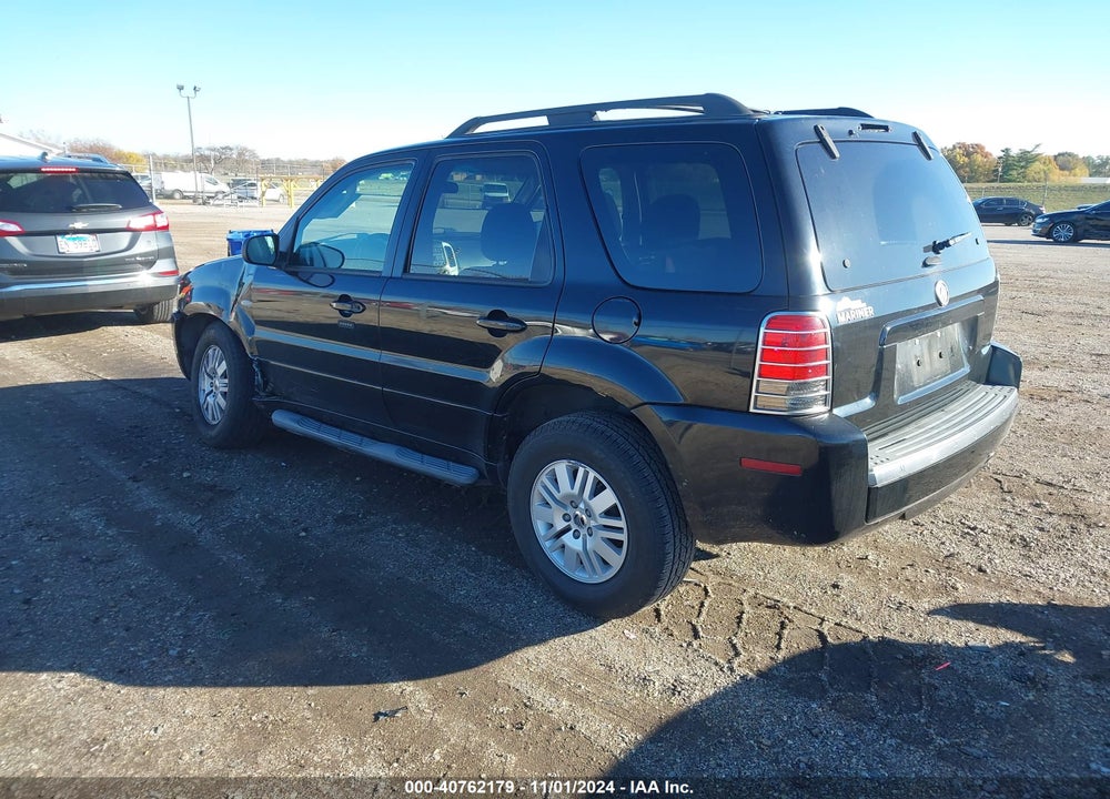 2007 MERCURY MARINER CONVENIENCE VIN: 4M2YU80Z37KJ16502