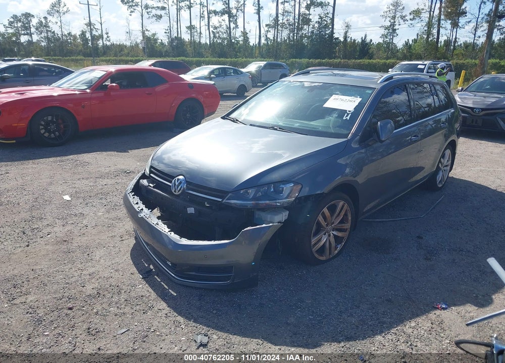 2015 VOLKSWAGEN GOLF SPORTWAGEN TSI SEL 4-DOOR VIN: 3VWC17AU5FM510304