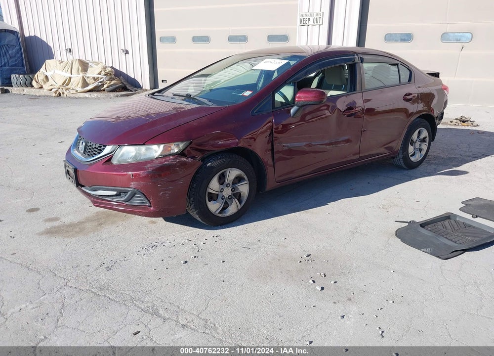 2014 HONDA CIVIC LX VIN: 2HGFB2F50EH550676