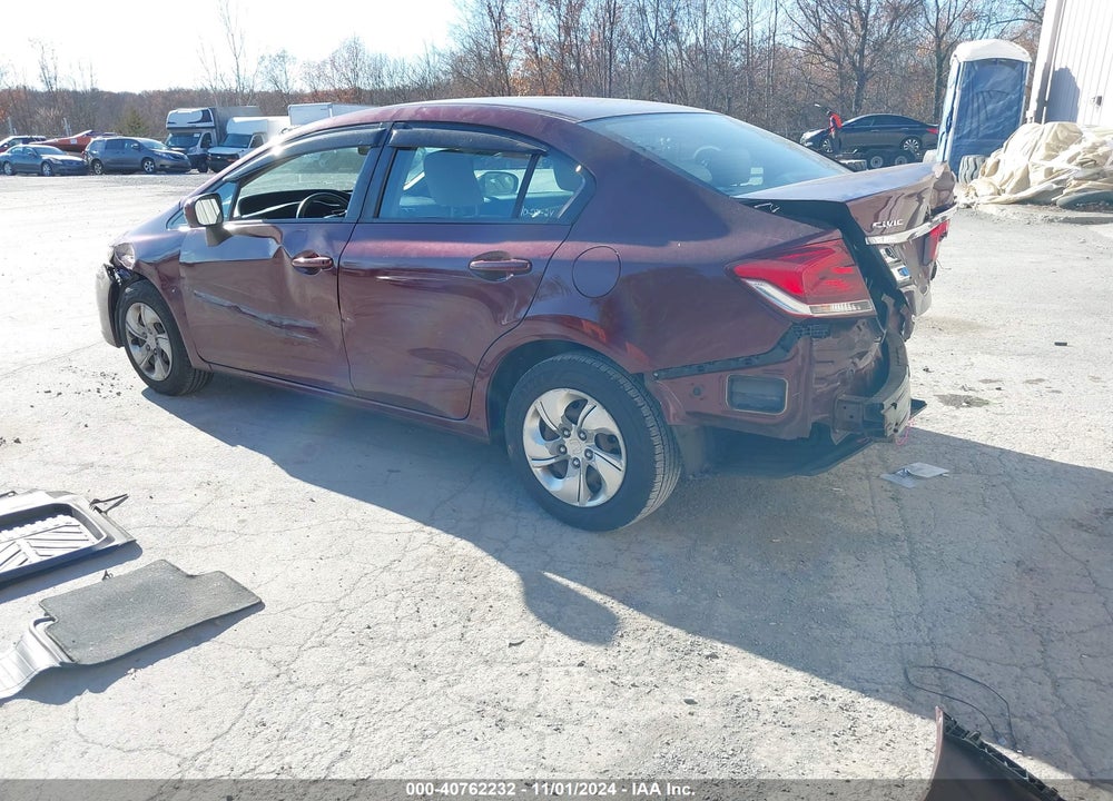2014 HONDA CIVIC LX VIN: 2HGFB2F50EH550676