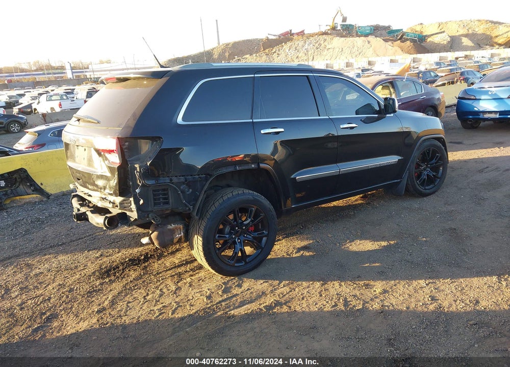 2011 JEEP GRAND CHEROKEE OVERLAND VIN: 1J4RR6GT8BC697705