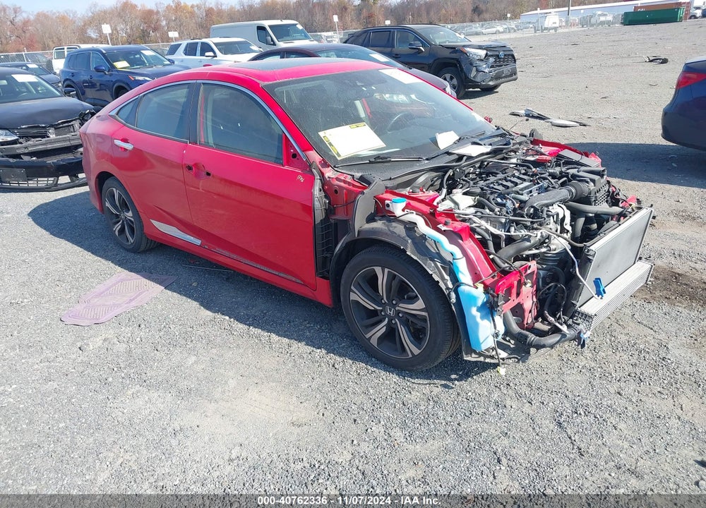 2018 HONDA CIVIC TOURING VIN: JHMFC1F92JX027236