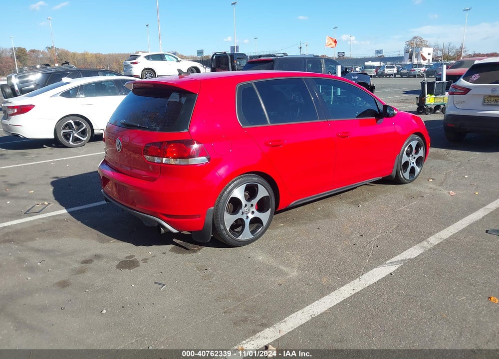2012 VOLKSWAGEN GTI 4-DOOR VIN: WVWGV7AJ8CW083081