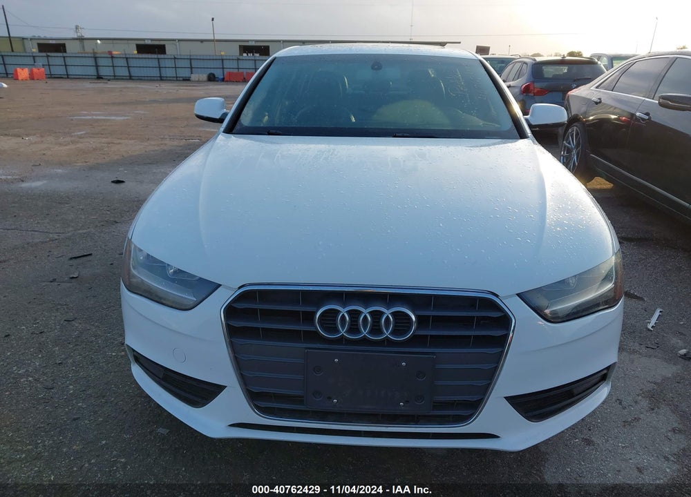 2013 AUDI A4 2.0T PREMIUM VIN: WAUAFAFL4DA141788