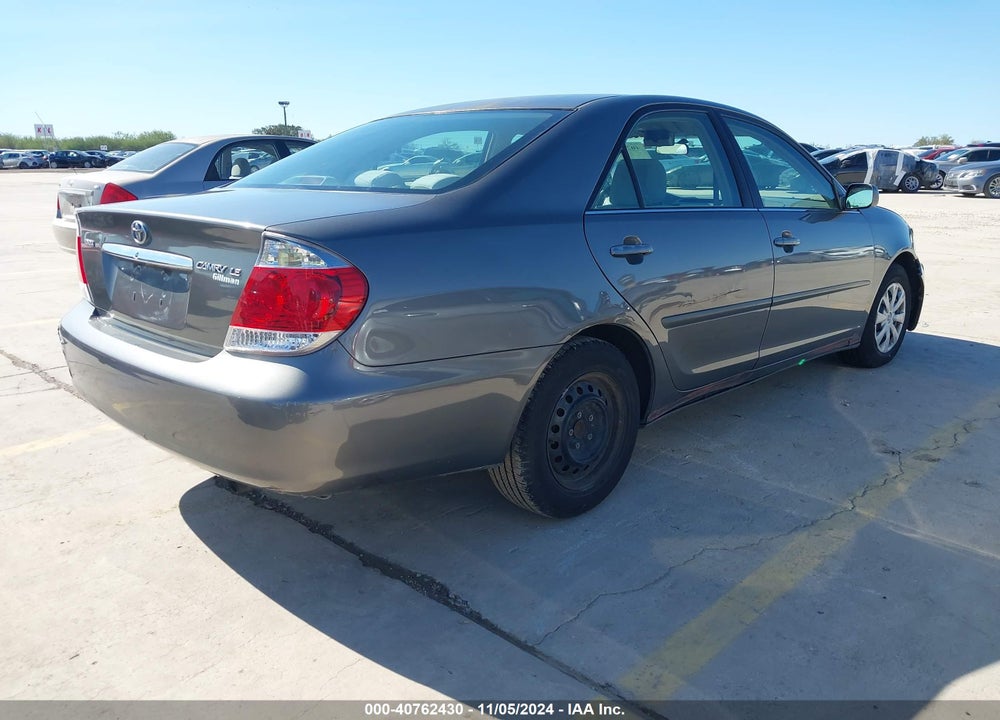 2006 TOYOTA CAMRY LE VIN: 4T1BE32K46U652689