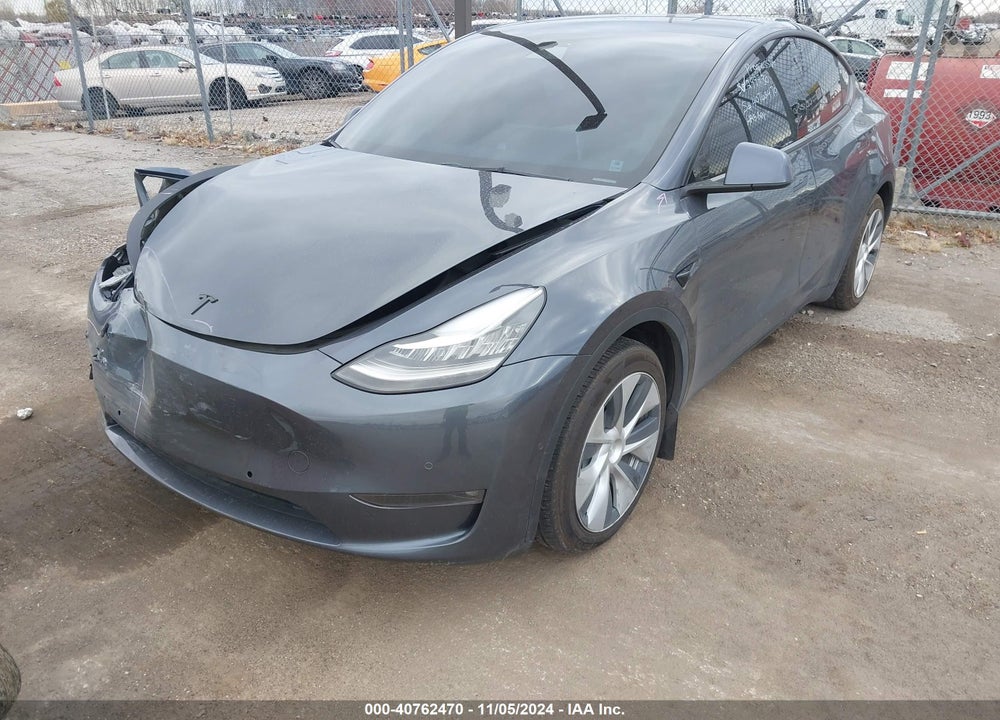 2021 TESLA MODEL Y LONG RANGE DUAL MOTOR ALL-WHEEL DRIVE VIN: 5YJYGAEE2MF299930