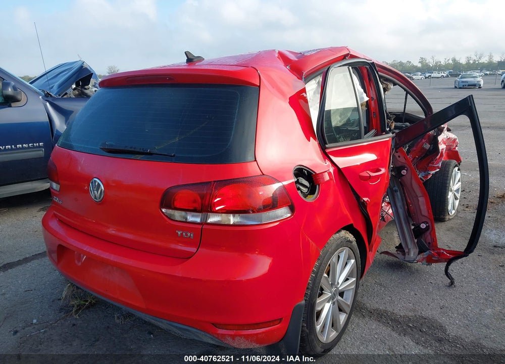 2012 VOLKSWAGEN GOLF TDI 4-DOOR VIN: WVWDM7AJ4CW079745