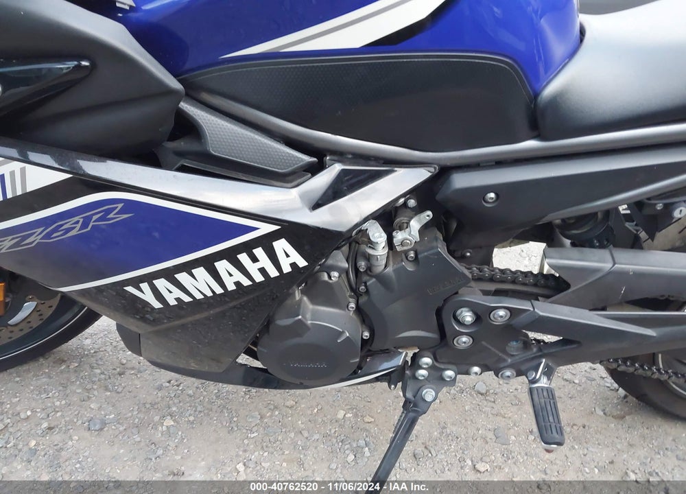 2013 YAMAHA FZ6 R VIN: JYARJ18E7DA011311