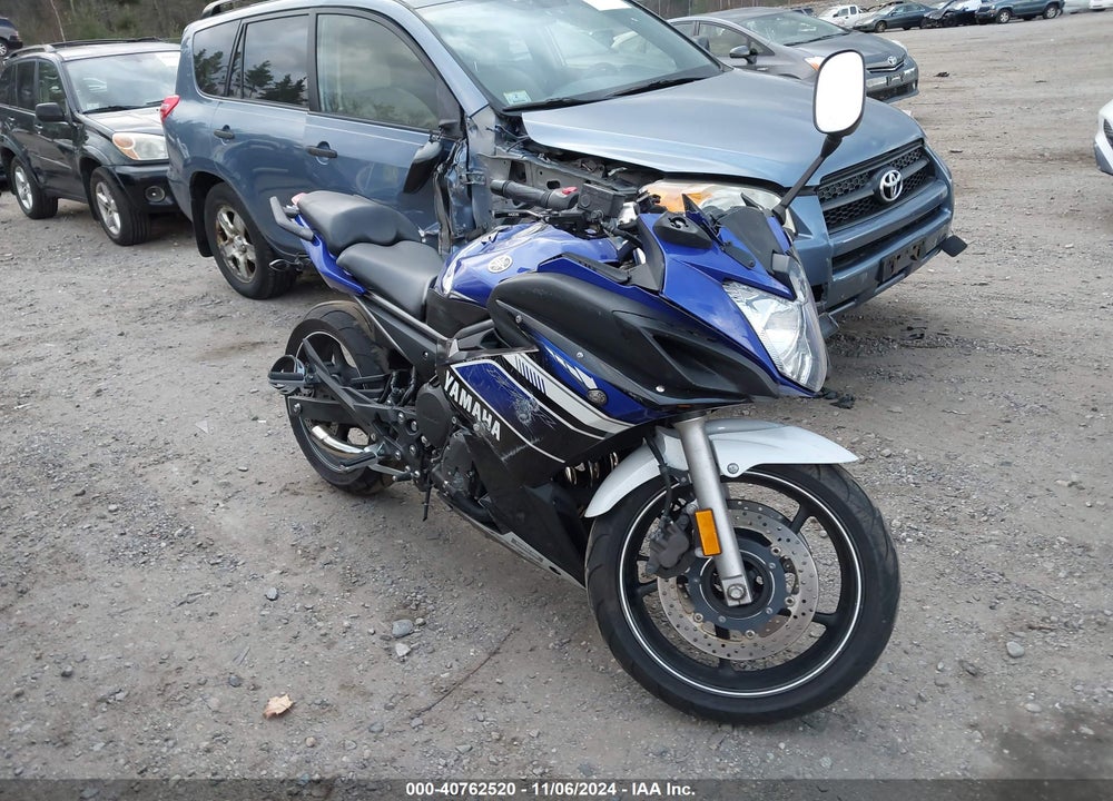 2013 YAMAHA FZ6 R VIN: JYARJ18E7DA011311