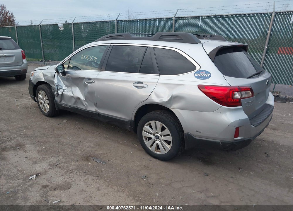 2015 SUBARU OUTBACK 2.5I PREMIUM VIN: 4S4BSAHC7F3330518