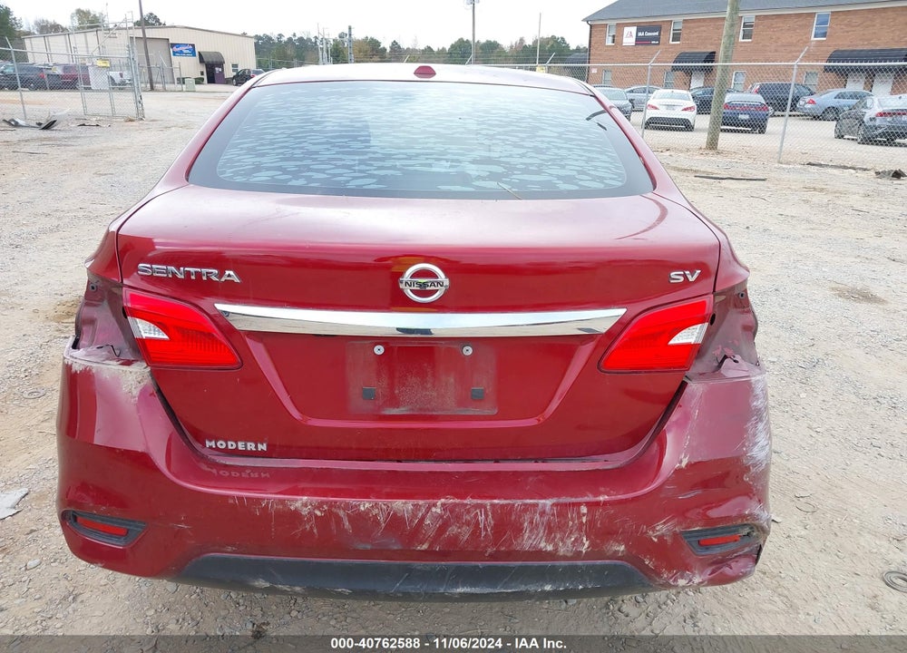2017 NISSAN SENTRA SV VIN: 3N1AB7AP8HY338141