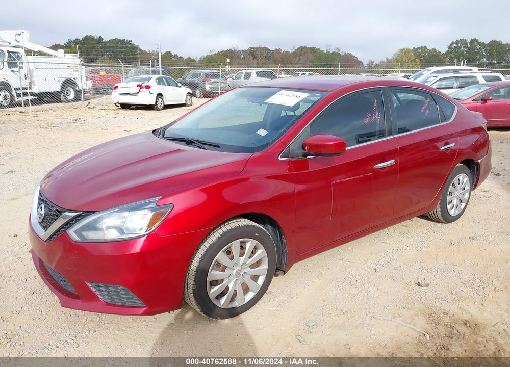 2017 NISSAN SENTRA SV VIN: 3N1AB7AP8HY338141