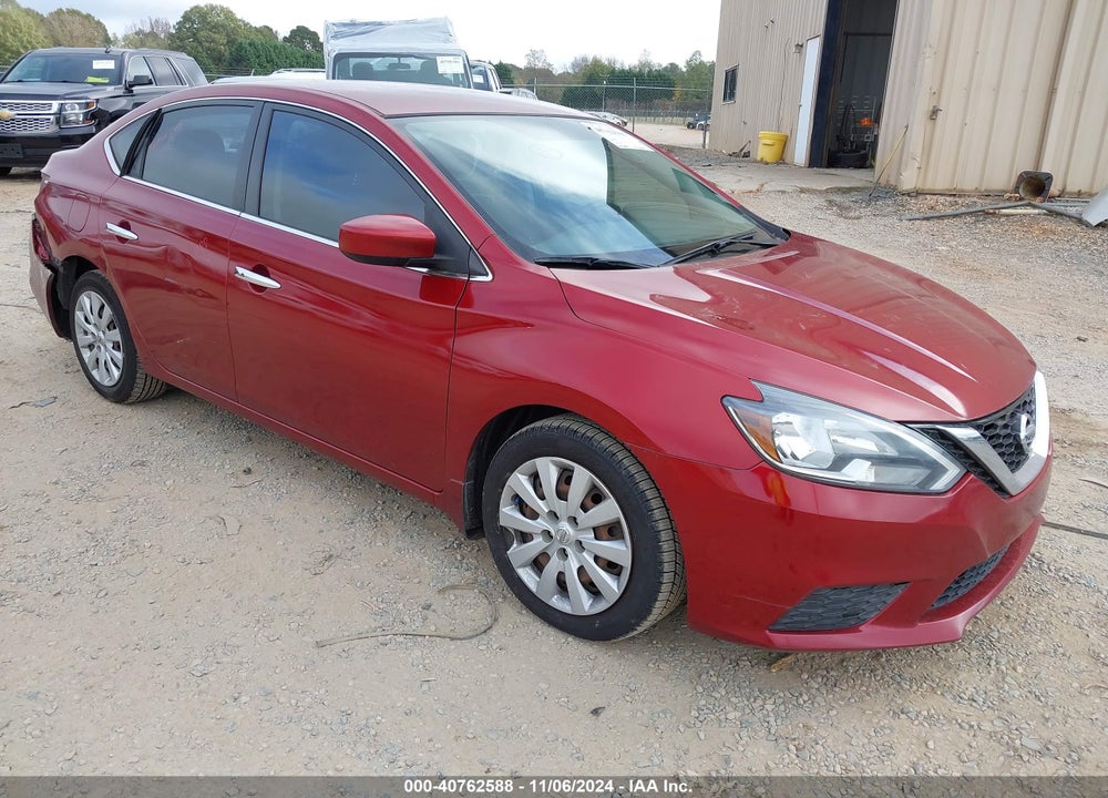 2017 NISSAN SENTRA SV VIN: 3N1AB7AP8HY338141