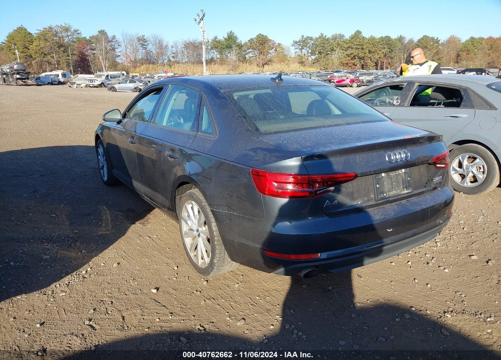2017 AUDI A4 2.0T PREMIUM VIN: WAUANAF46HN060267