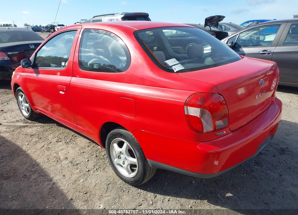 2000 TOYOTA ECHO VIN: JTDAT1238Y0080569
