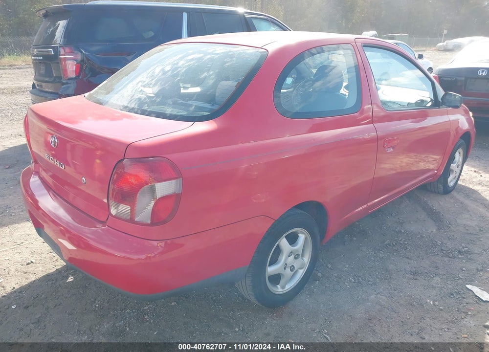 2000 TOYOTA ECHO VIN: JTDAT1238Y0080569