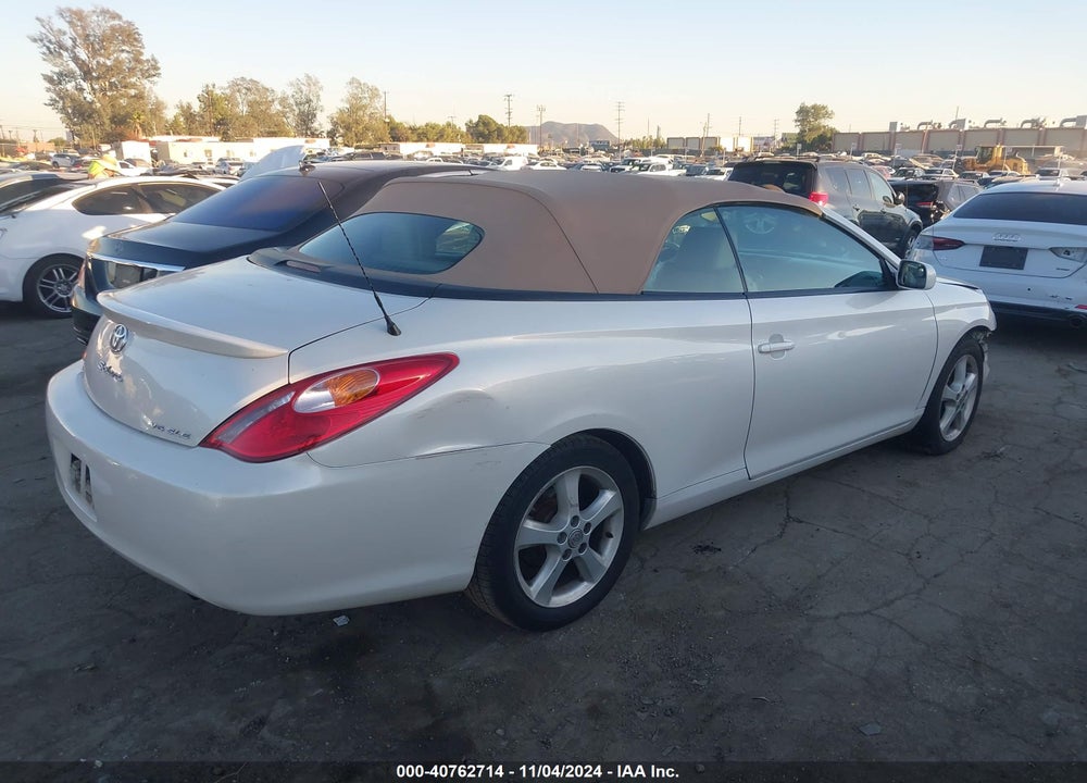 2005 TOYOTA CAMRY SOLARA SLE VIN: 4T1FA38P95U055343