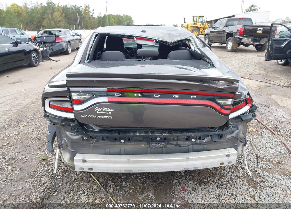 2015 DODGE CHARGER SE VIN: 2C3CDXBG5FH917707