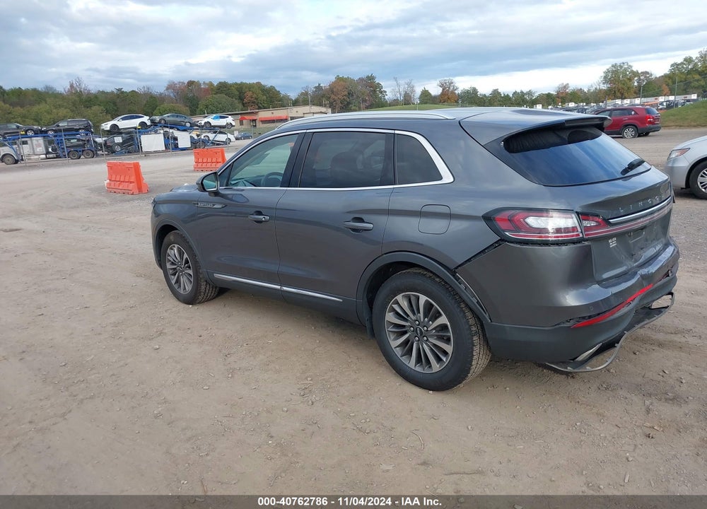 2021 LINCOLN NAUTILUS STANDARD VIN: 2LMPJ6J90MBL00542