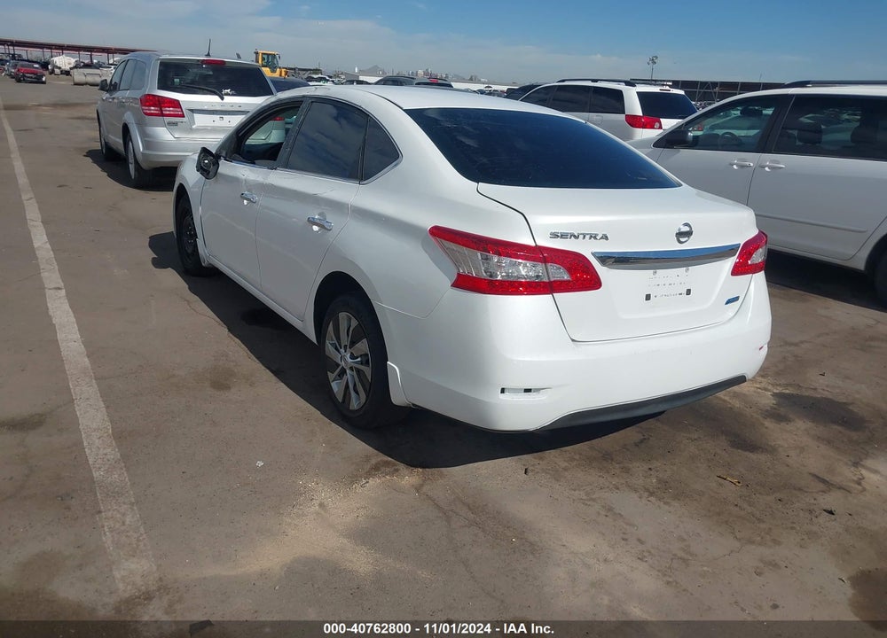 2014 NISSAN SENTRA S VIN: 3N1AB7AP5EL681322
