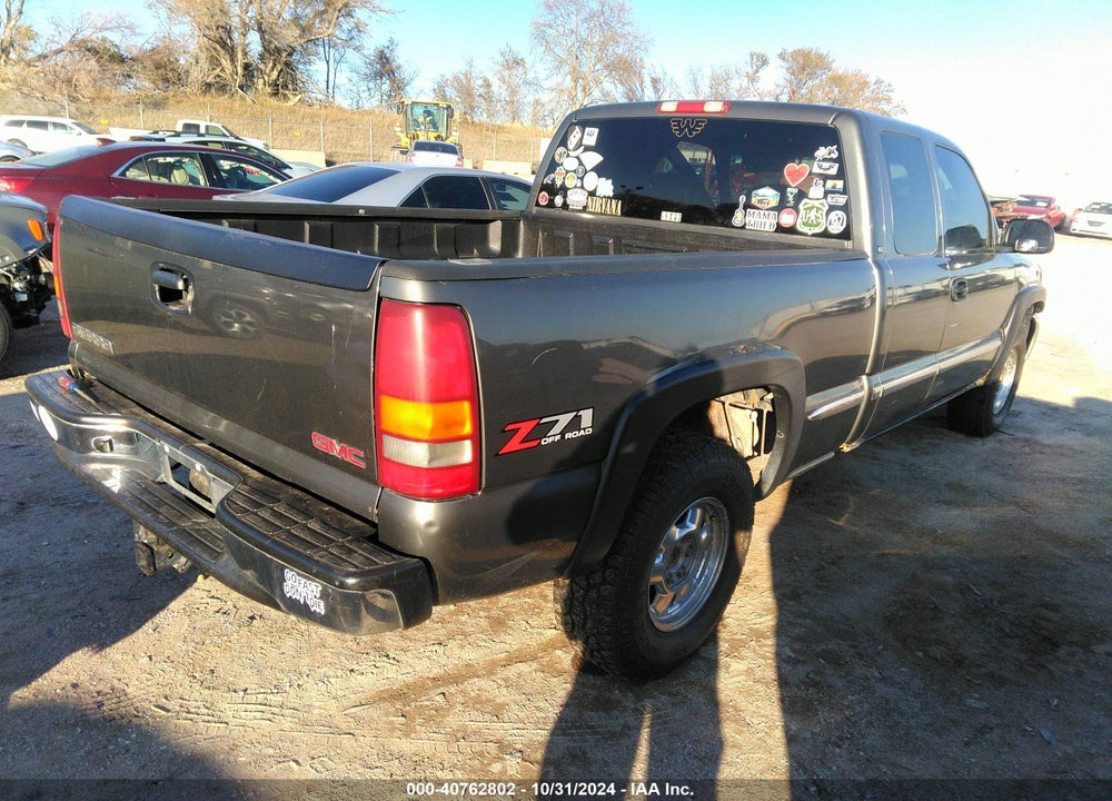 2002 GMC SIERRA 1500 SLE VIN: 2GTEK19T421252148