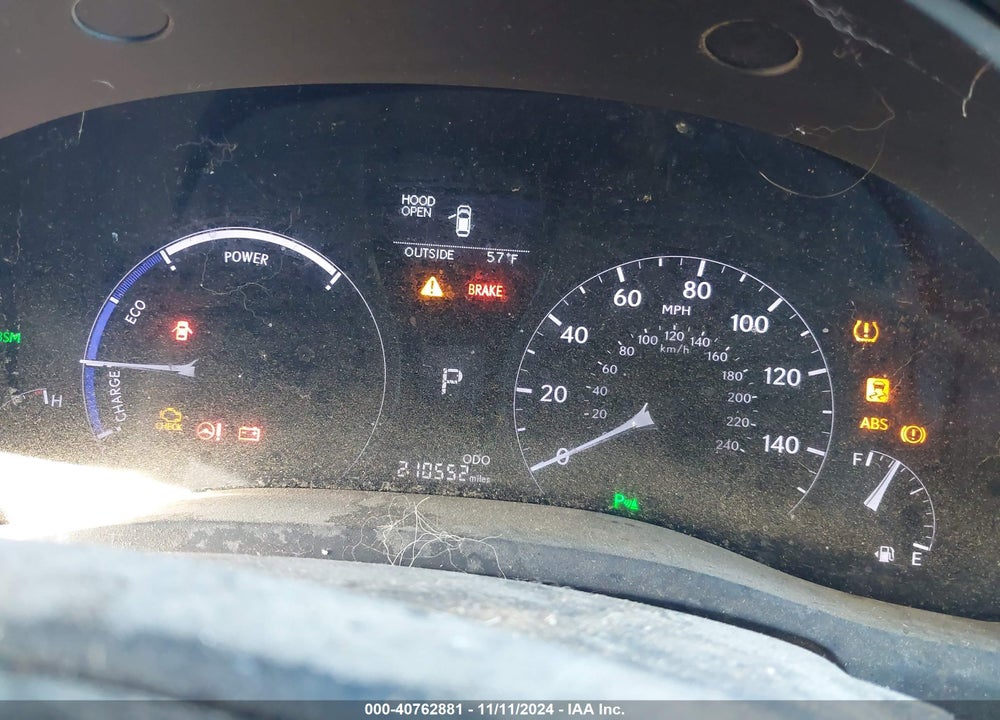 2013 LEXUS RX 450H VIN: JTJBC1BA2D2445746