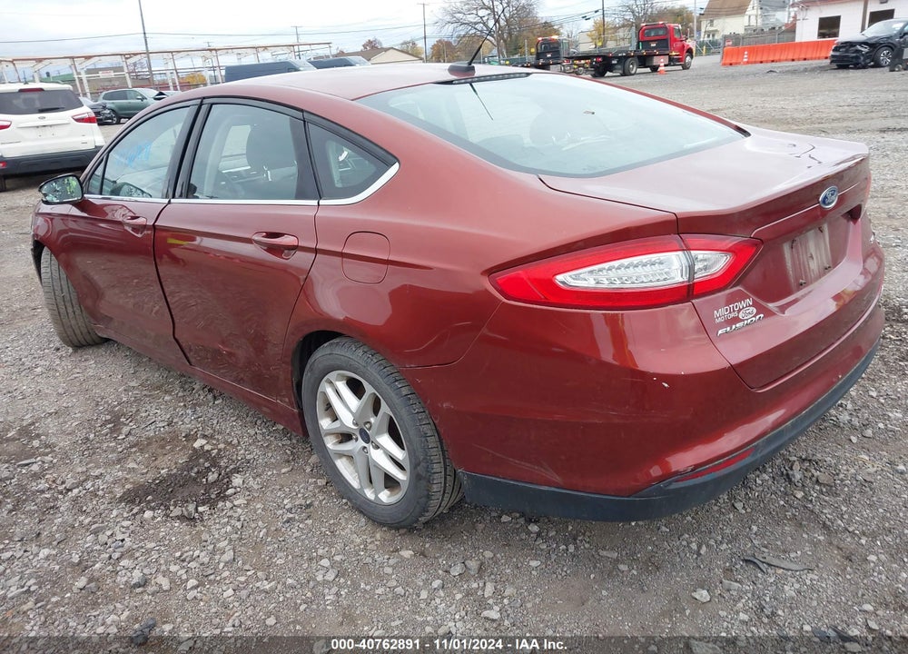 2014 FORD FUSION SE VIN: 3FA6P0H7XER374457