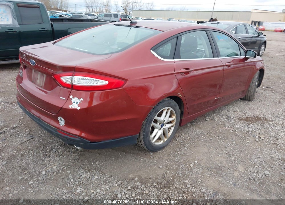 2014 FORD FUSION SE VIN: 3FA6P0H7XER374457