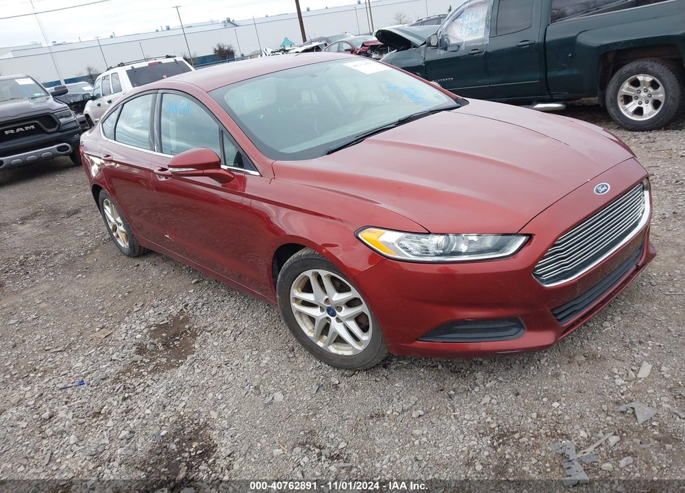 2014 FORD FUSION SE VIN: 3FA6P0H7XER374457