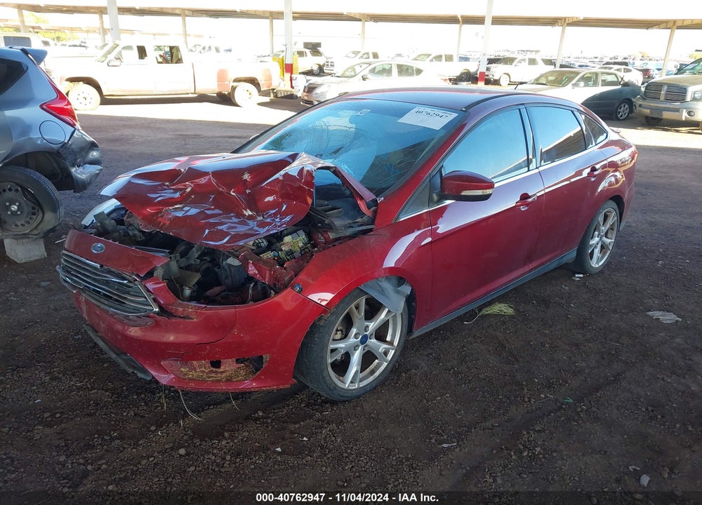2016 FORD FOCUS TITANIUM VIN: 1FADP3J23GL225672