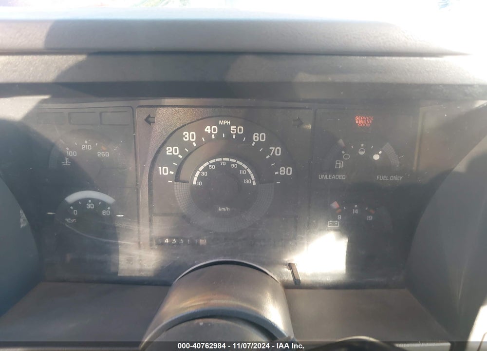 1991 CHEVROLET GMT-400 K2500 VIN: 2GCFK24K8M1108601