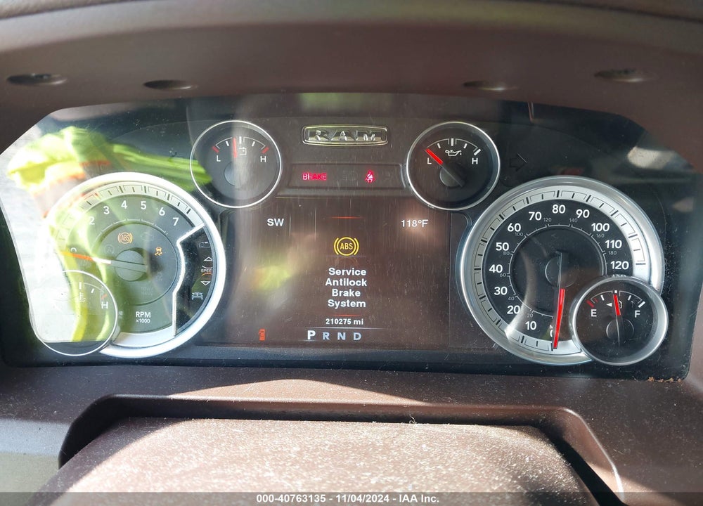 2013 RAM 1500 SLT VIN: 1C6RR6GG9DS723785