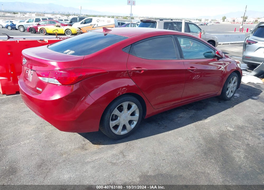2012 HYUNDAI ELANTRA LIMITED (ULSAN PLANT) VIN: KMHDH4AE9CU251605