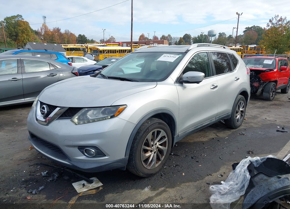 2015 NISSAN ROGUE SL VIN: 5N1AT2MVXFC896646