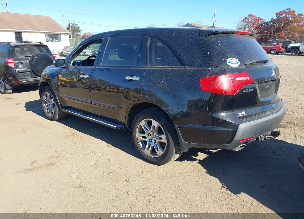 2009 ACURA MDX TECHNOLOGY PACKAGE VIN: 2HNYD28629H525253