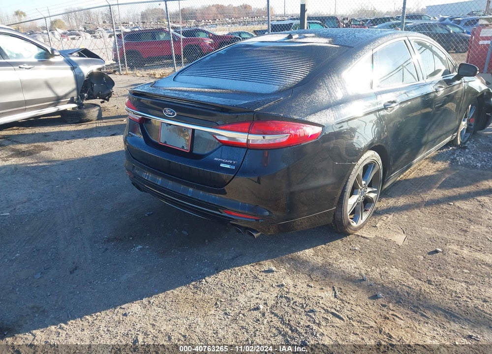 2017 FORD FUSION SPORT VIN: 3FA6P0VP8HR353809