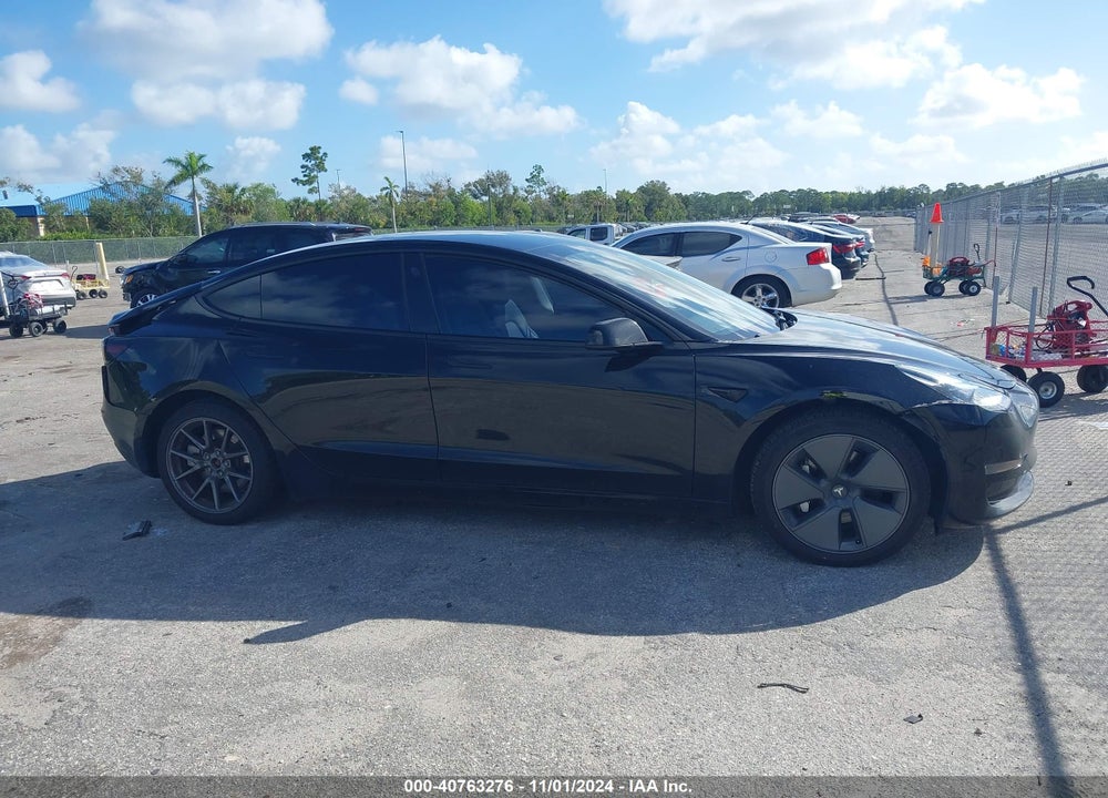 2022 TESLA MODEL 3 LONG RANGE DUAL MOTOR ALL-WHEEL DRIVE VIN: 5YJ3E1EB0NF207348