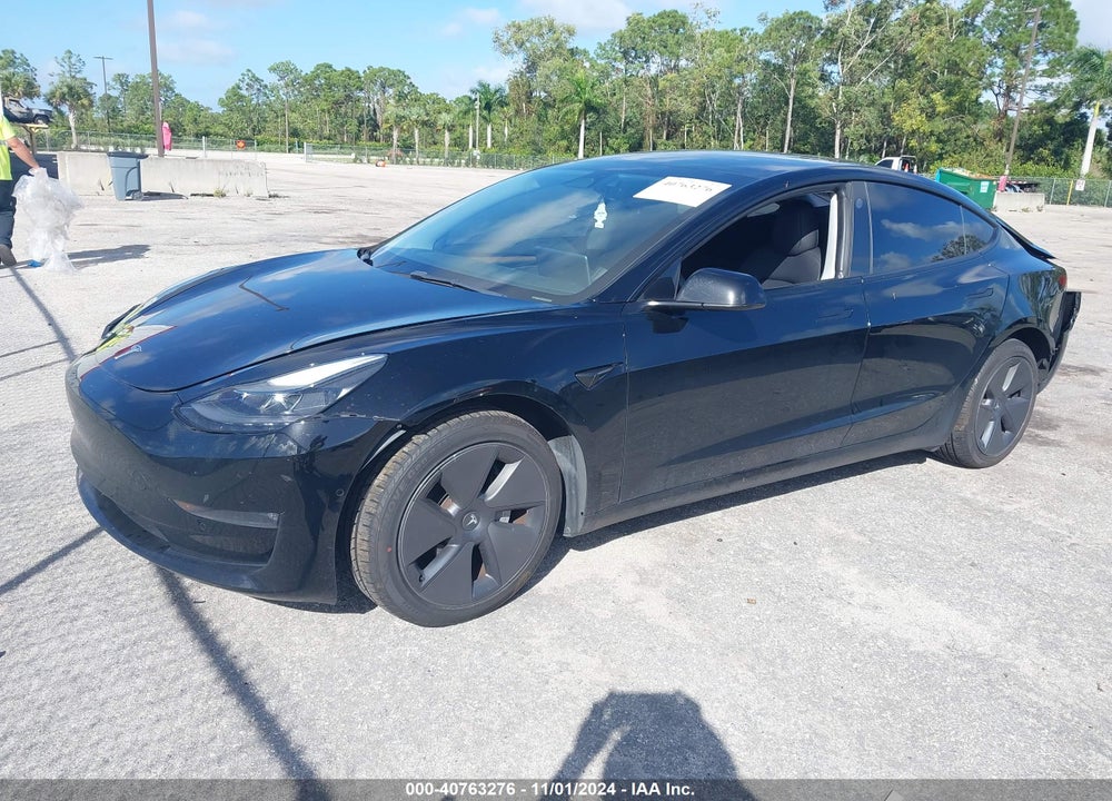 2022 TESLA MODEL 3 LONG RANGE DUAL MOTOR ALL-WHEEL DRIVE VIN: 5YJ3E1EB0NF207348