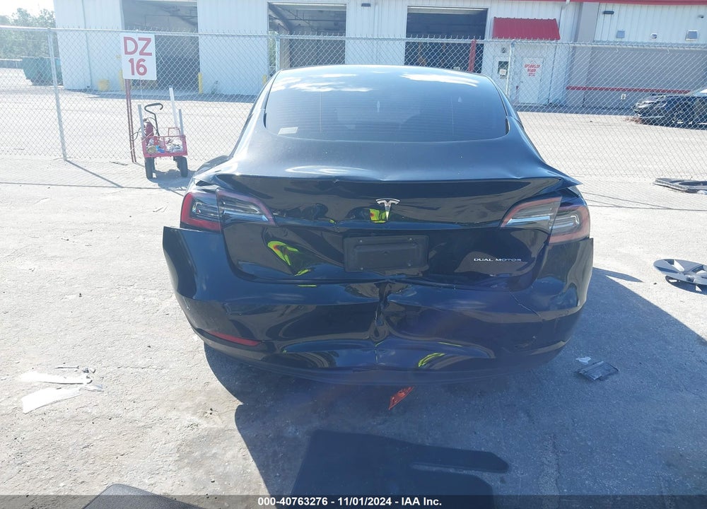 2022 TESLA MODEL 3 LONG RANGE DUAL MOTOR ALL-WHEEL DRIVE VIN: 5YJ3E1EB0NF207348