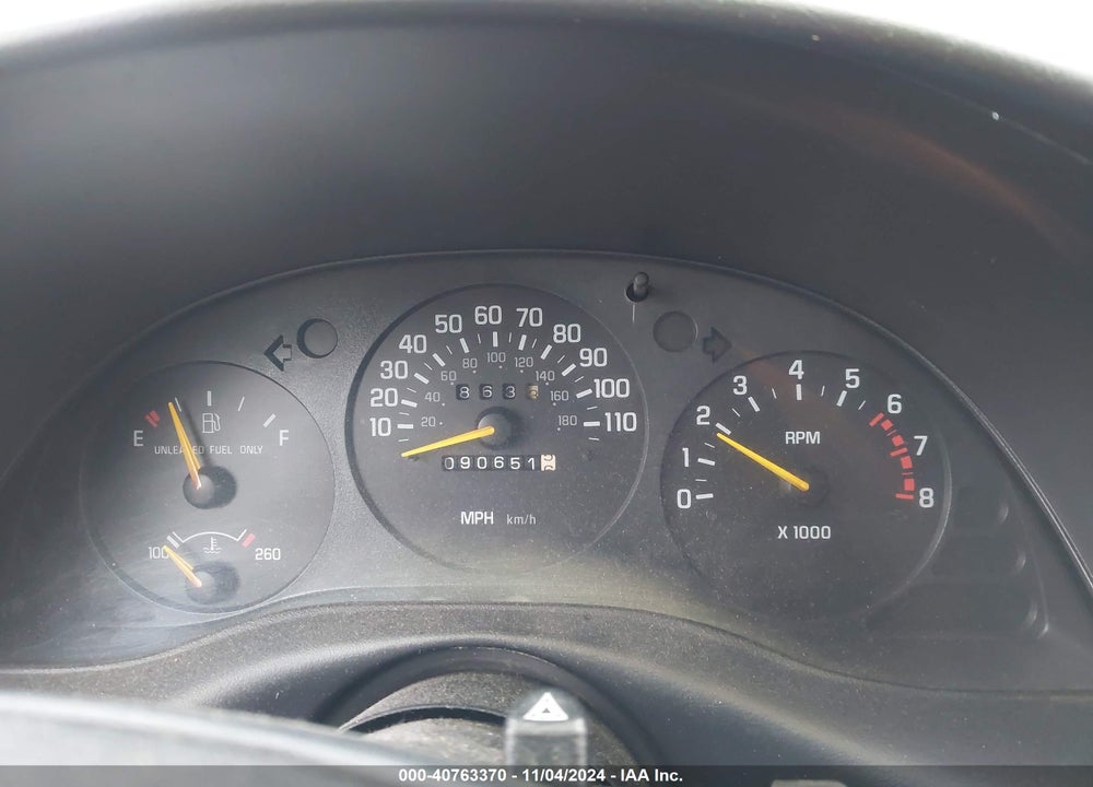 1995 CHEVROLET MONTE CARLO LS VIN: 2G1WW12M3S9174838